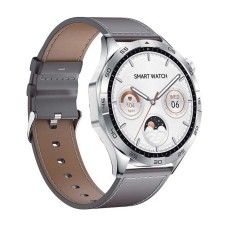 Blisbond Edge Silver AMOLED Bluetooth Calling Smart Watch